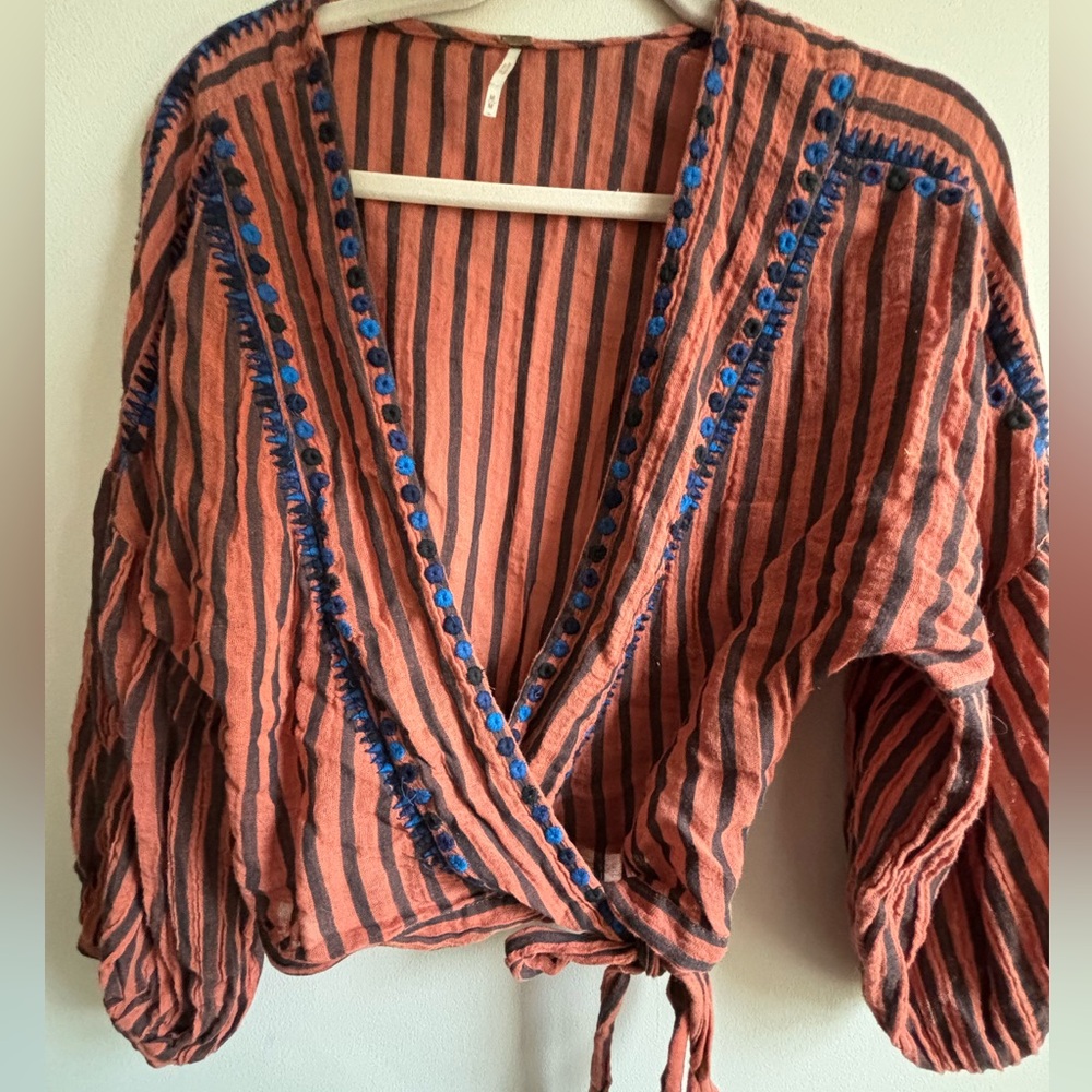 Free People Wrap Top